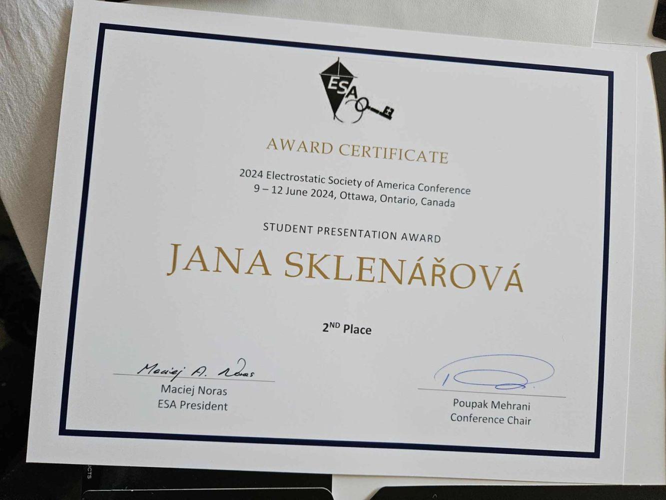 Jana Sklenářová a Jan Perner