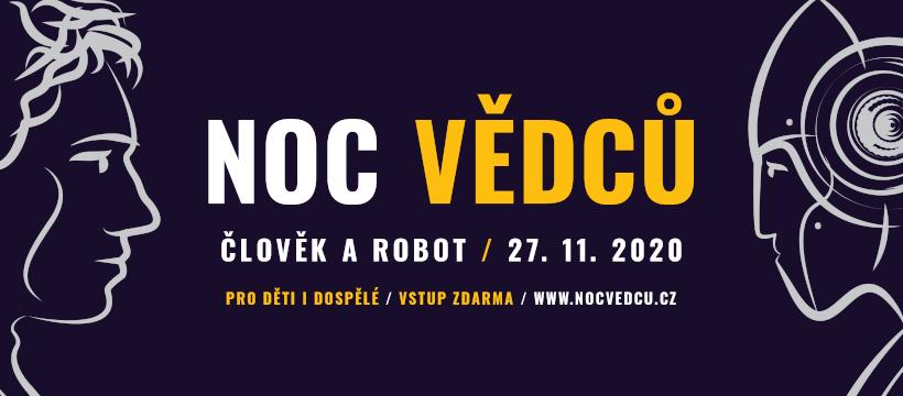 Tématem letošní online Noci vědců je  "Člověk a robot"