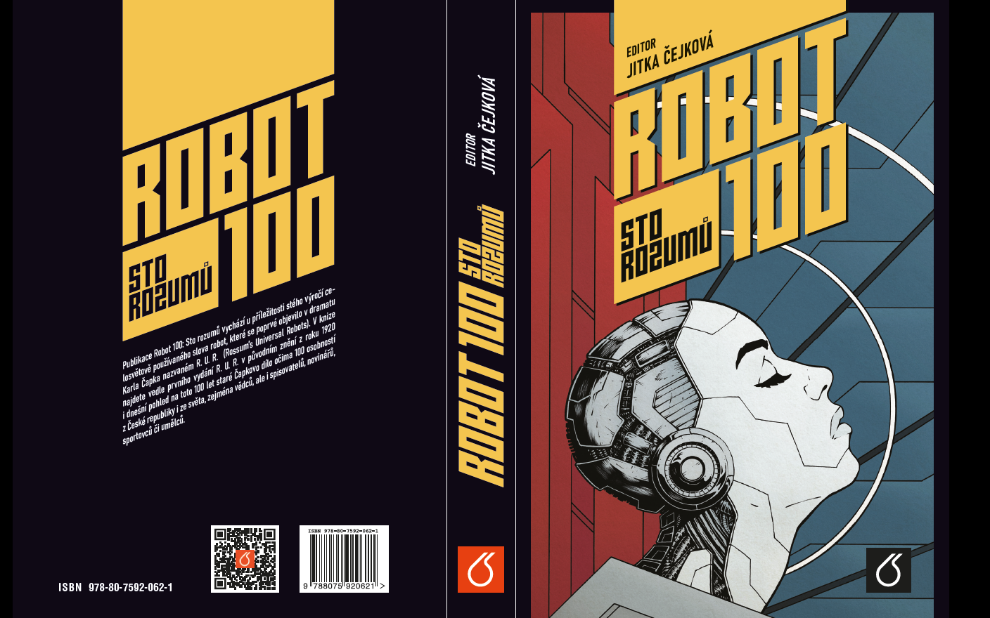 Nová kniha Jitky Čejkové "Robot 100: Sto rozumů" ke stému výročí slova robot