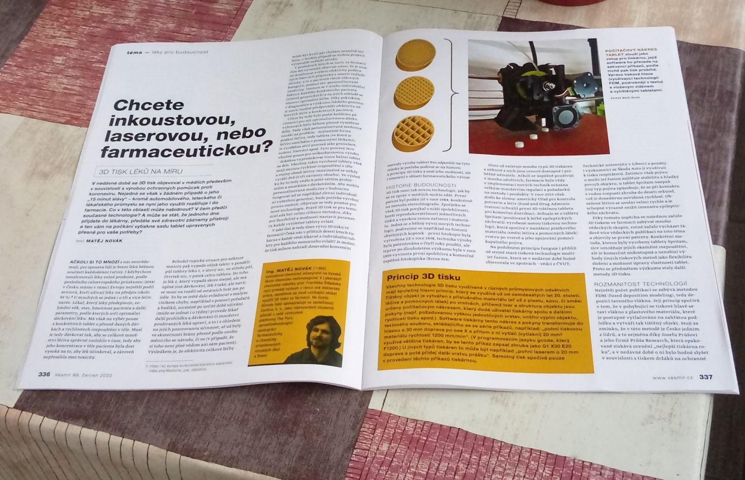 O 3D tisku léků na míru
