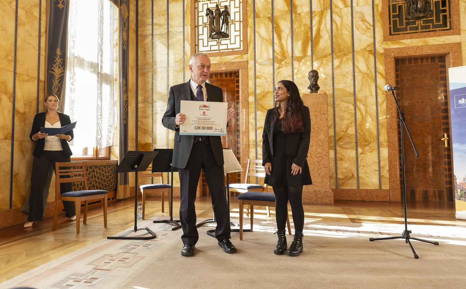 Our student Ashley George 