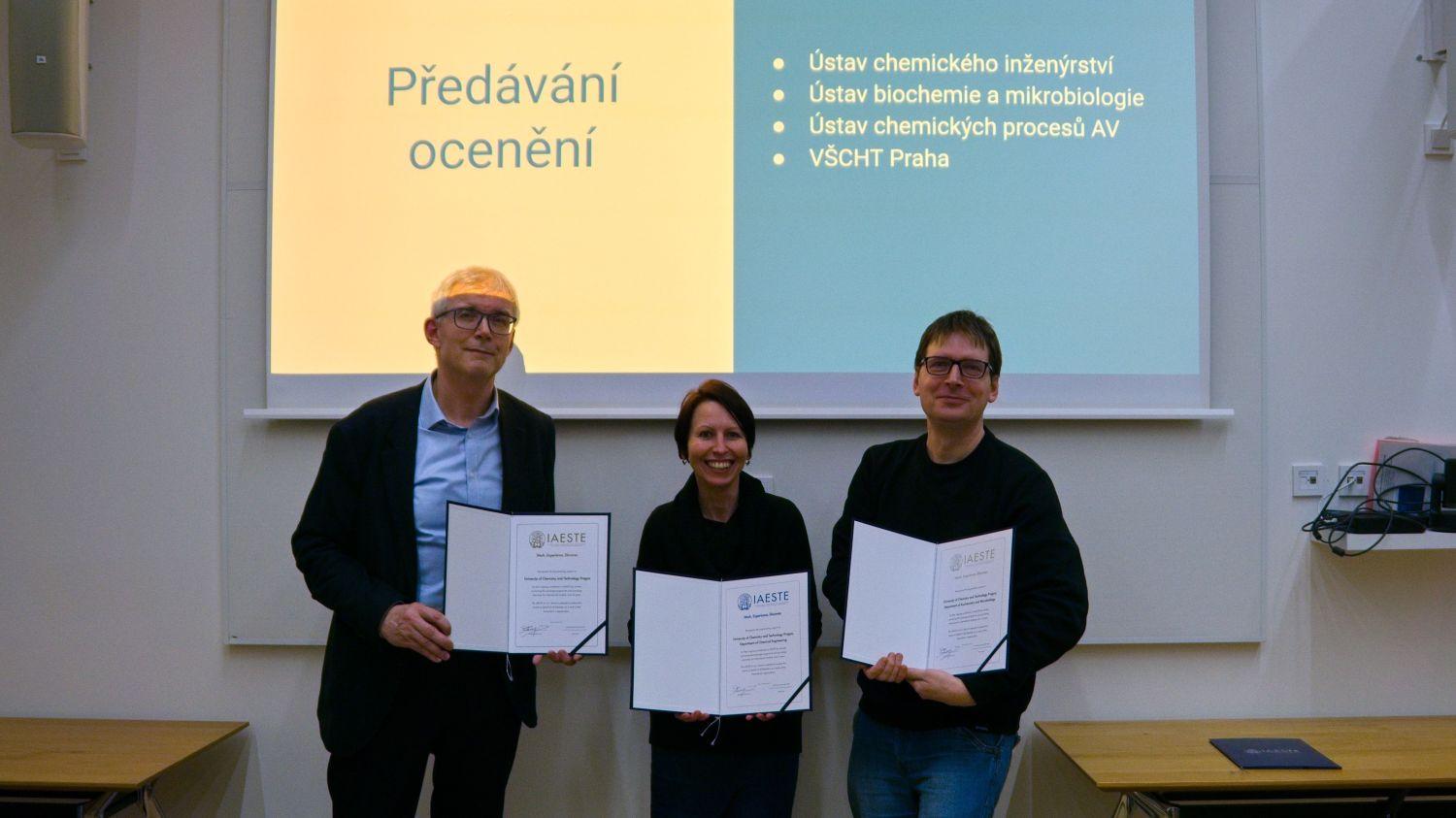 IAESTE Award for the Department of Chemical Engineering