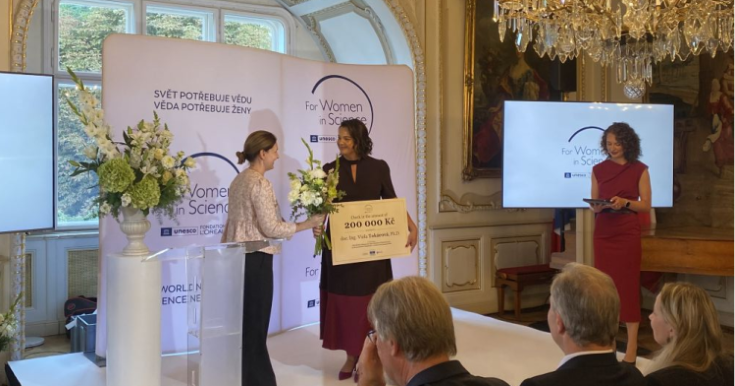 Docentka Viola Tokárová získala ocenění L’Oréal-UNESCO Pro ženy ve vědě